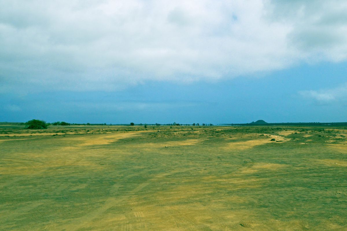 Het groene Terra Boa na hevige regenval