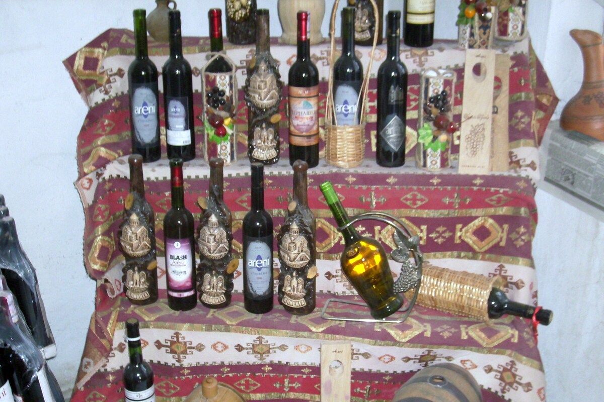 Verschillende soorten drank in Armenië