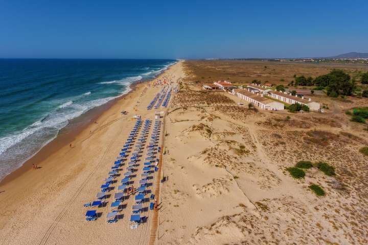 Barril Beach op het eiland Tavira