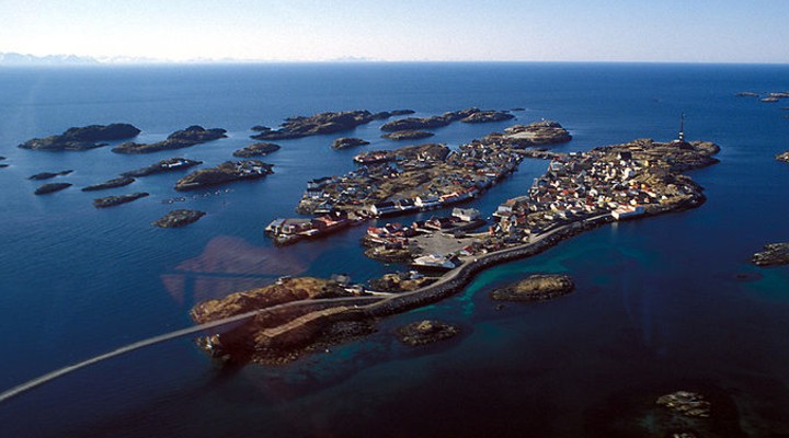 De Lofoten in Noorwegen