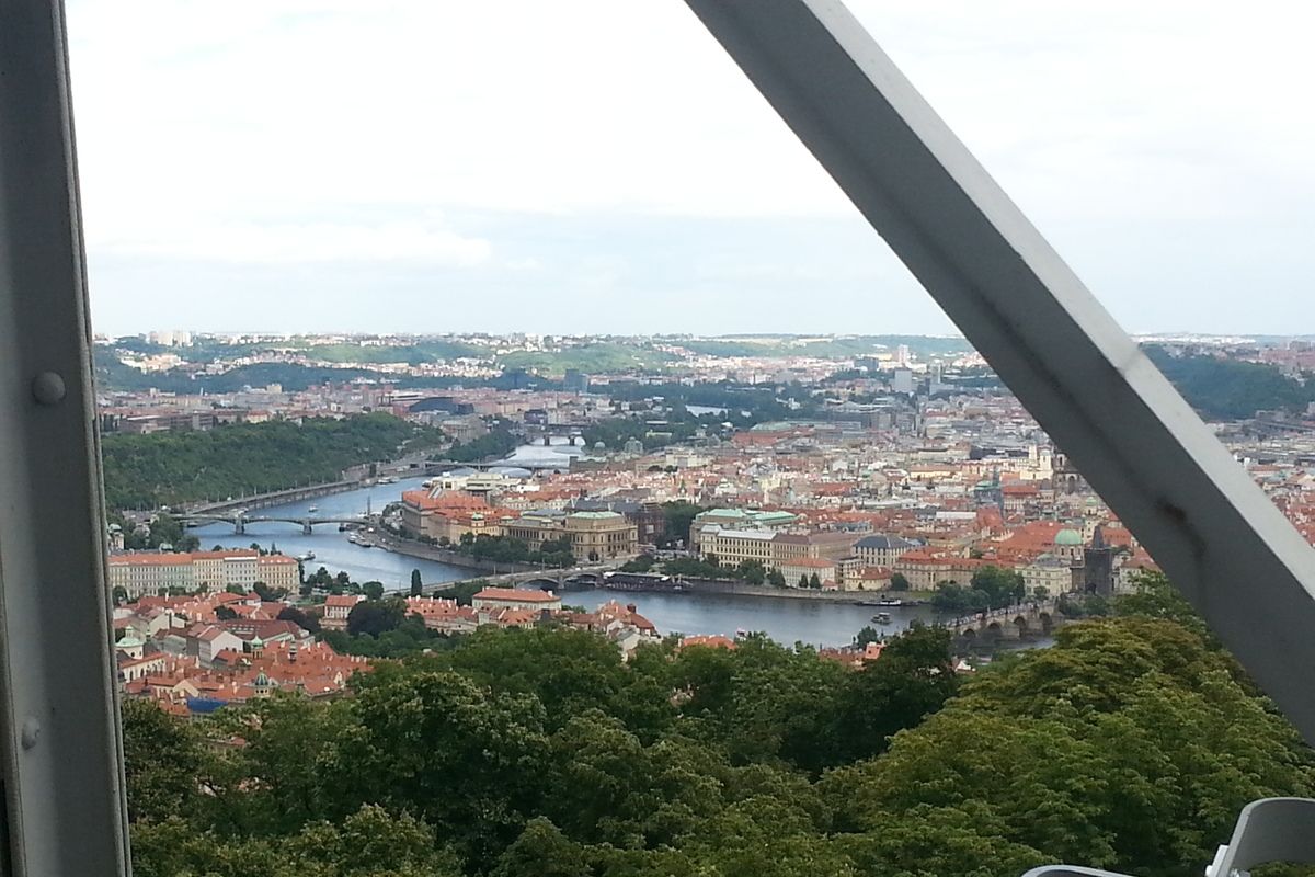 Uitzicht vanaf de Petrin-toren
