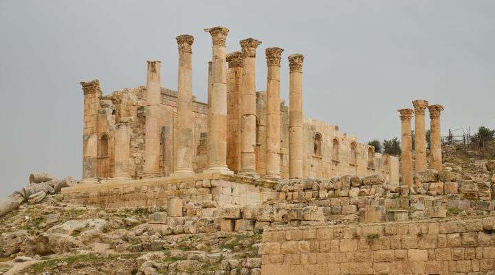 Zeustempel Jerash Jordanie