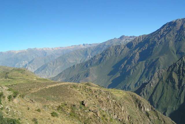 De Colca Canyon in Peru