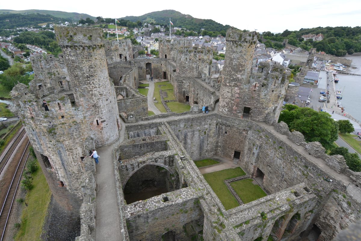 het sprookjesachtige Conwy Castle