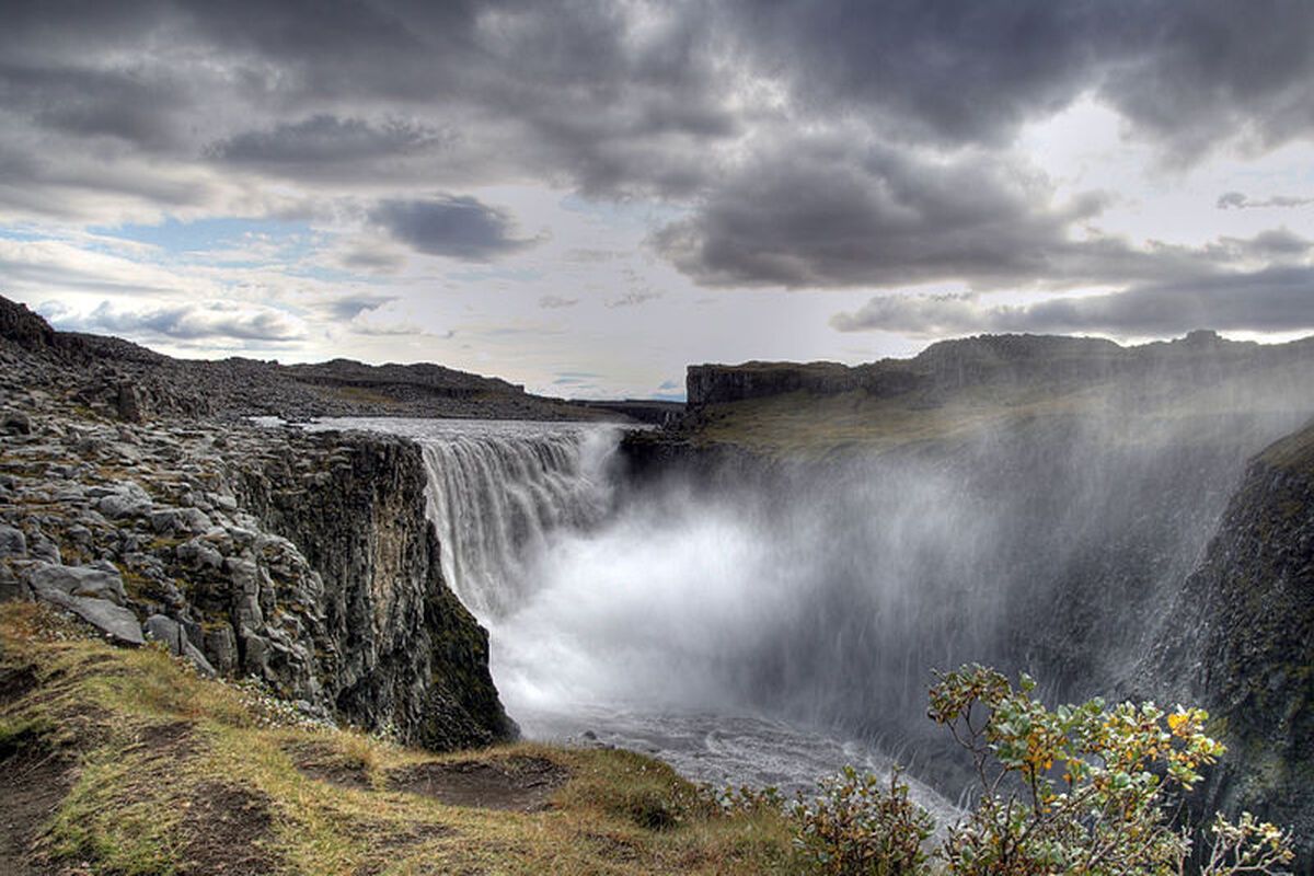 De waterval Dettifoss