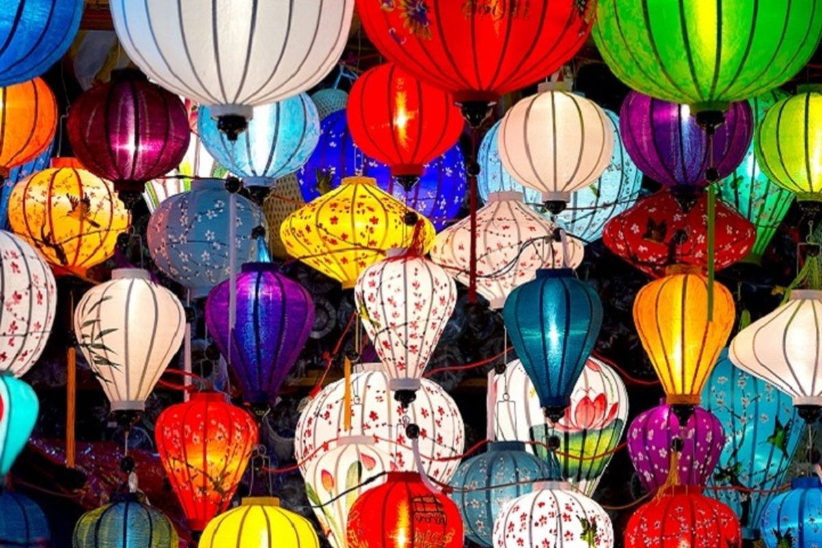 De traditionele lampionnen