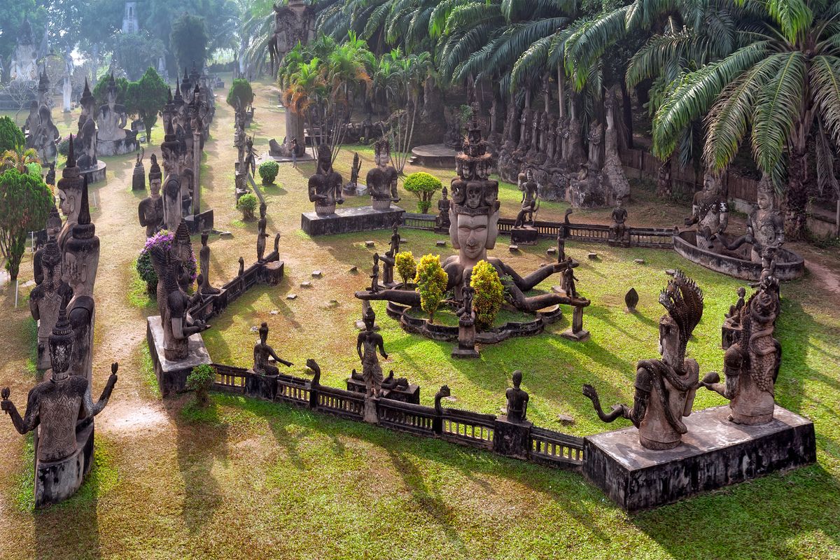 Boeddha park in Vientiane