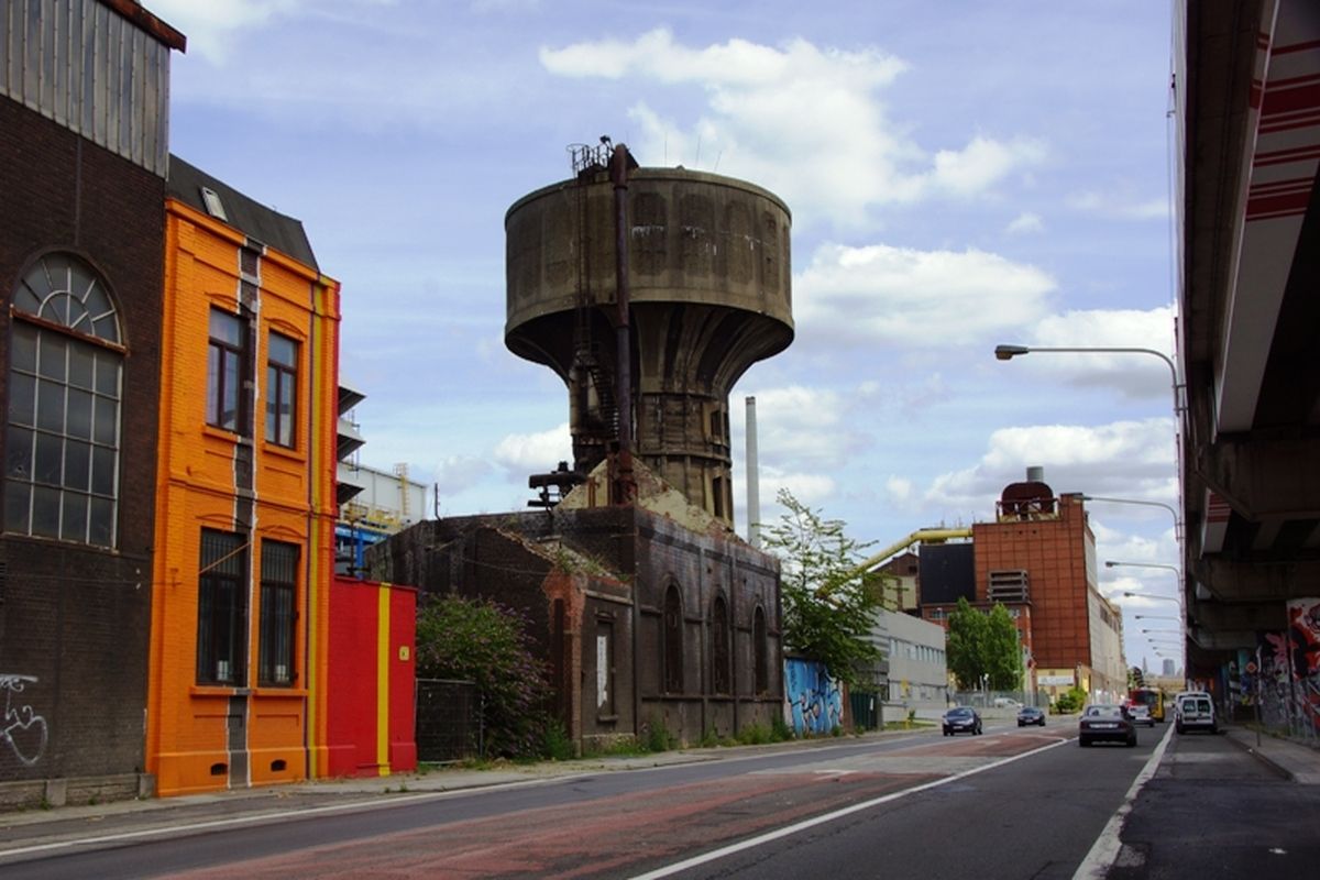 Ongebruikte mijninstallaties in Charleroi