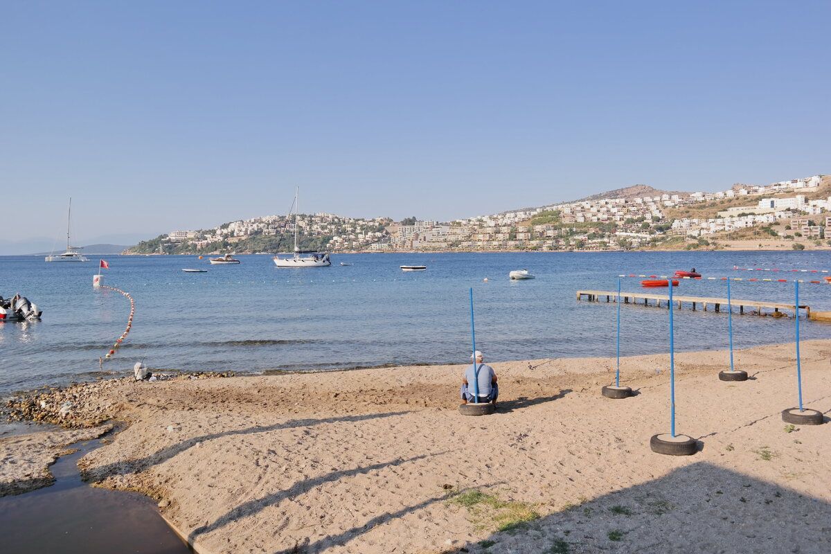 Een oude man in Gündogan