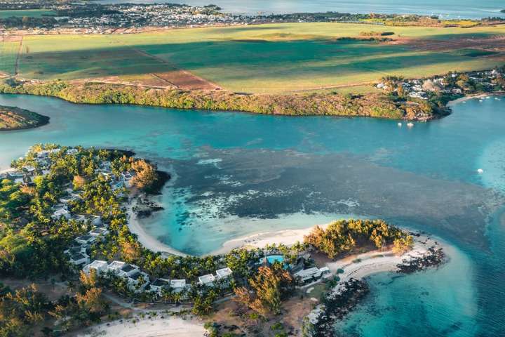 Het schiereiland van boven