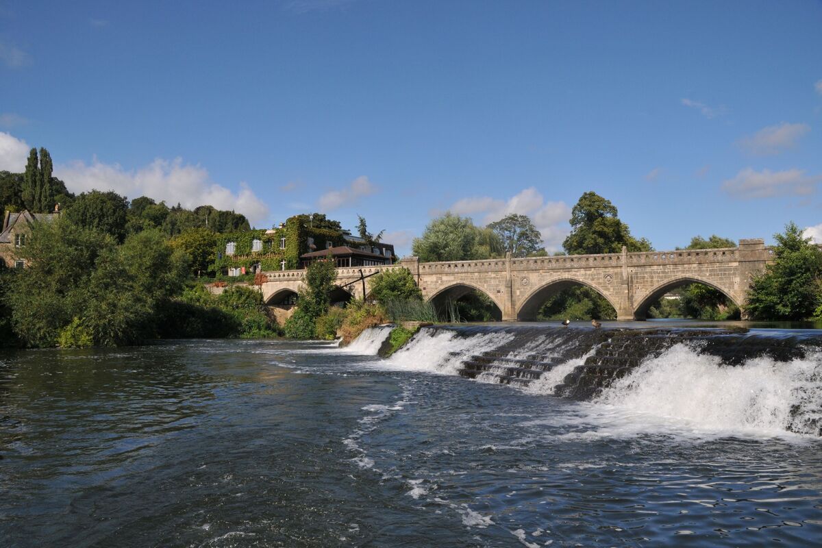 Pulteny brug met rivier de Avon