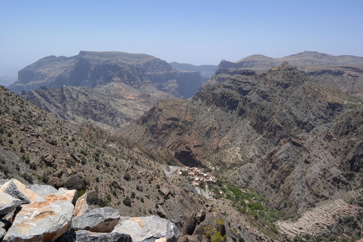 Jebel Akhdar, gebergte Oman