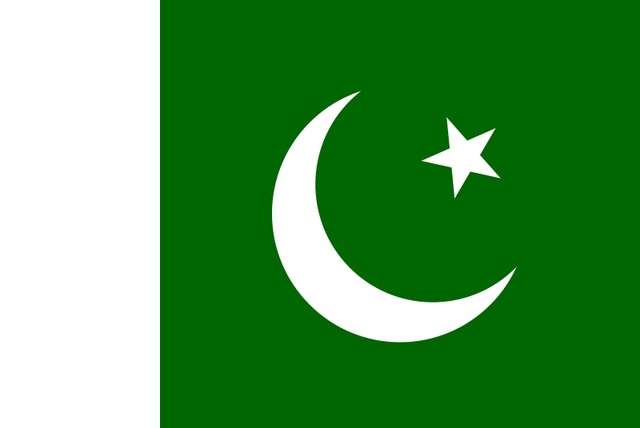 De vlag van Pakistan