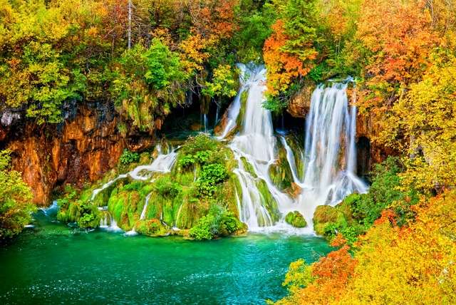 De Plitvice Meren in Kroatië