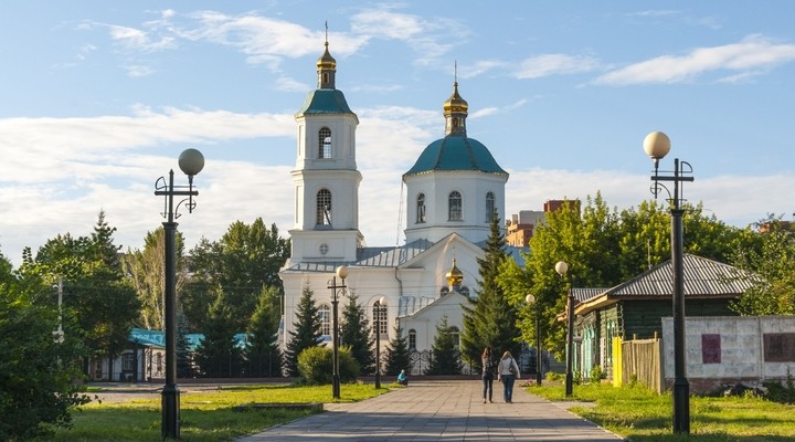 Historische centrum van Omsk, Rusland