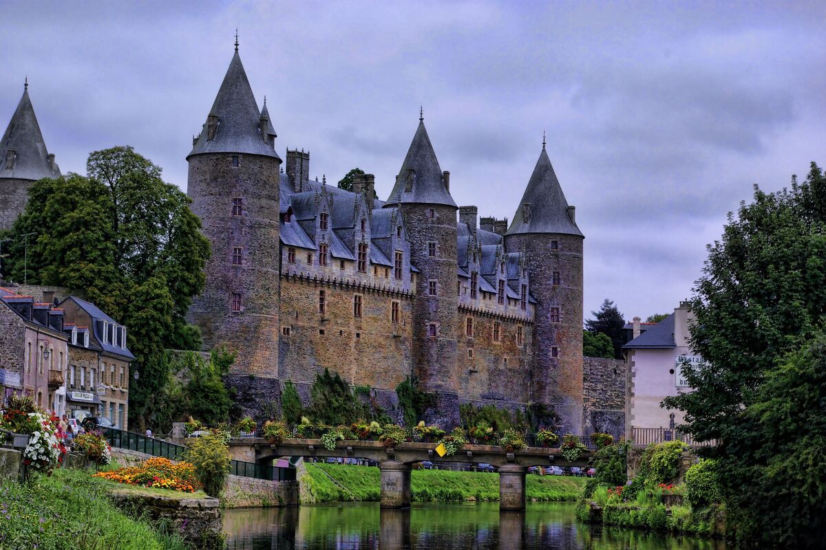 Château de Josselin in Frankrijk