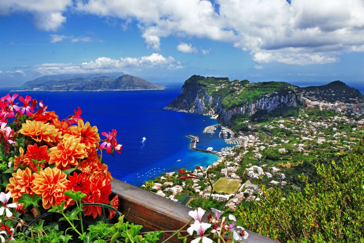 Het Italiaanse eiland Capri