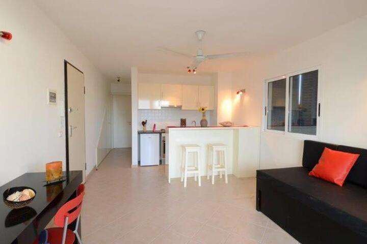 Zitgedeelte van 'Tweekamerappartement T2'