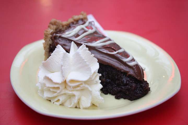 Zou jij deze chocoladetaart kunnen weerstaan?