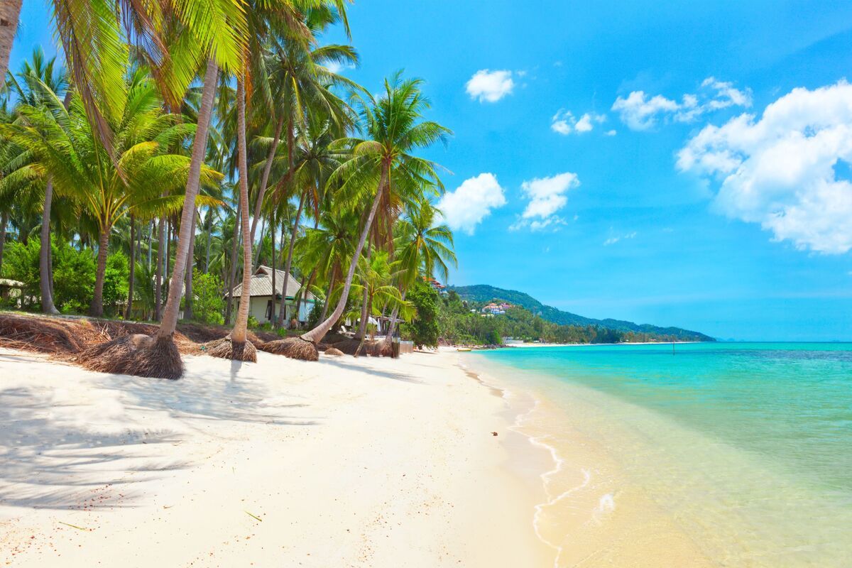 Strand op Koh Samui, Thailand