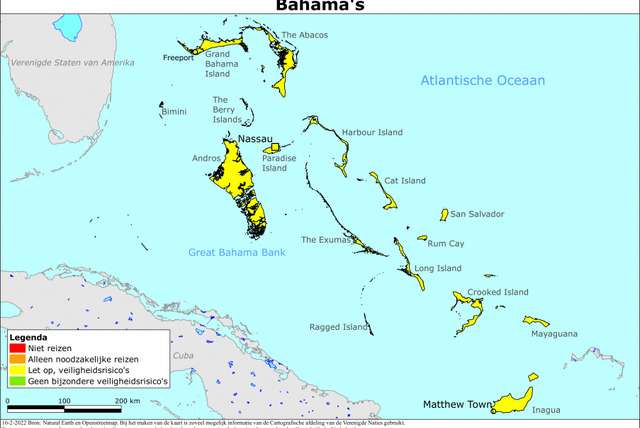 Reisadvies: is de Bahama's een veilig vakantieland?