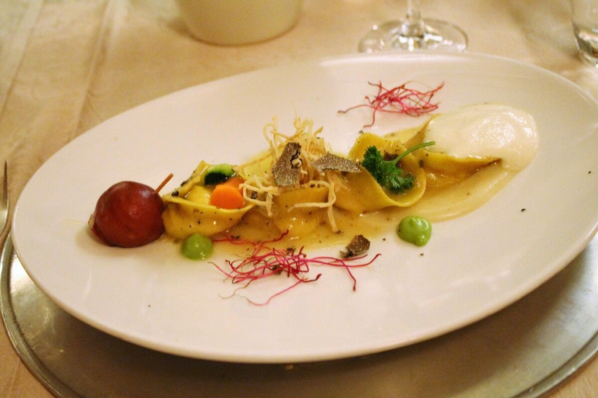 Een impressie van de gerechten in Val Gardena