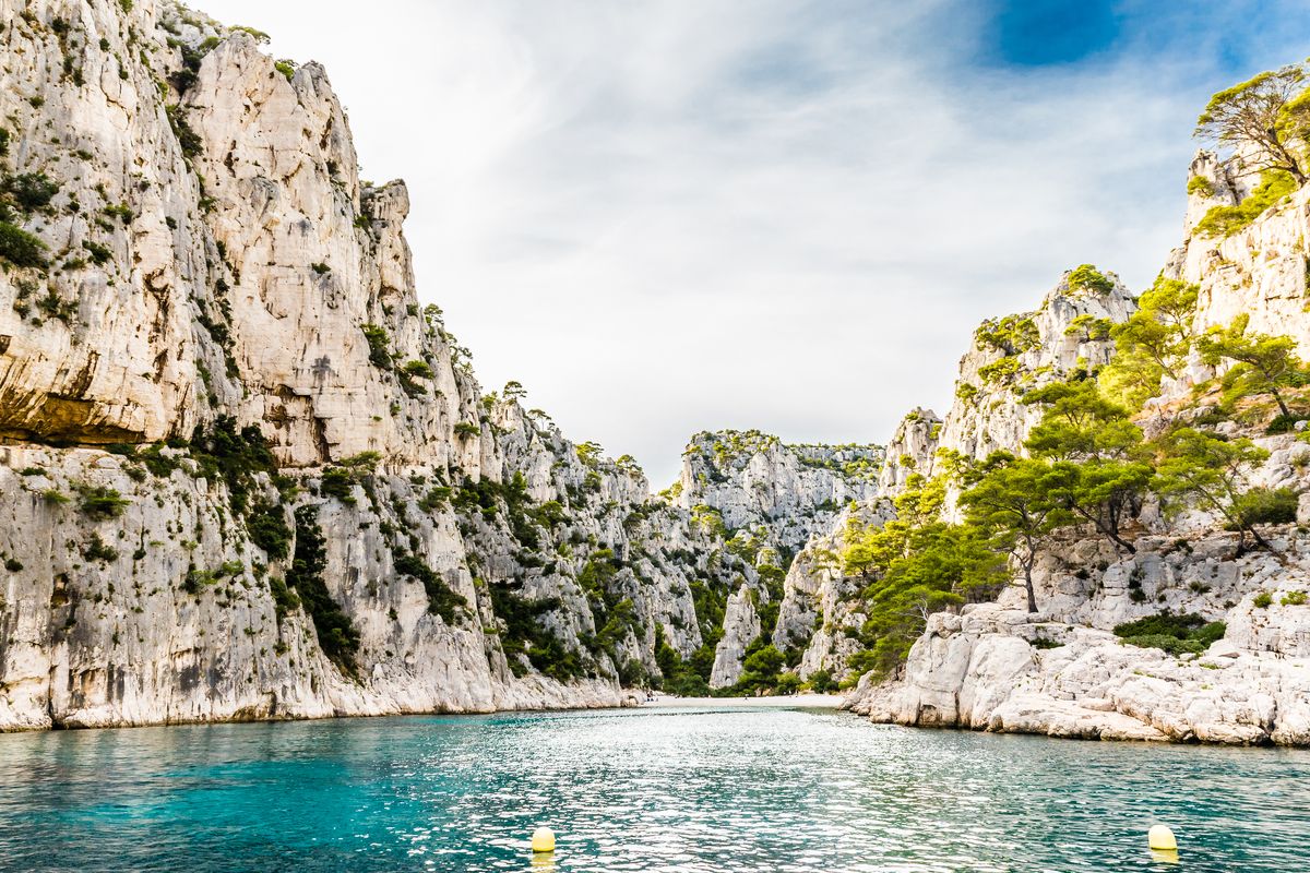 Kalksteenformaties in Frankrijk