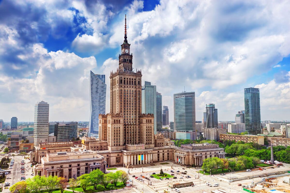 De hoofdstad Warschau