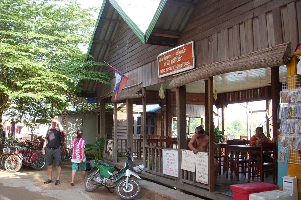 restaurant Laos, vakantie