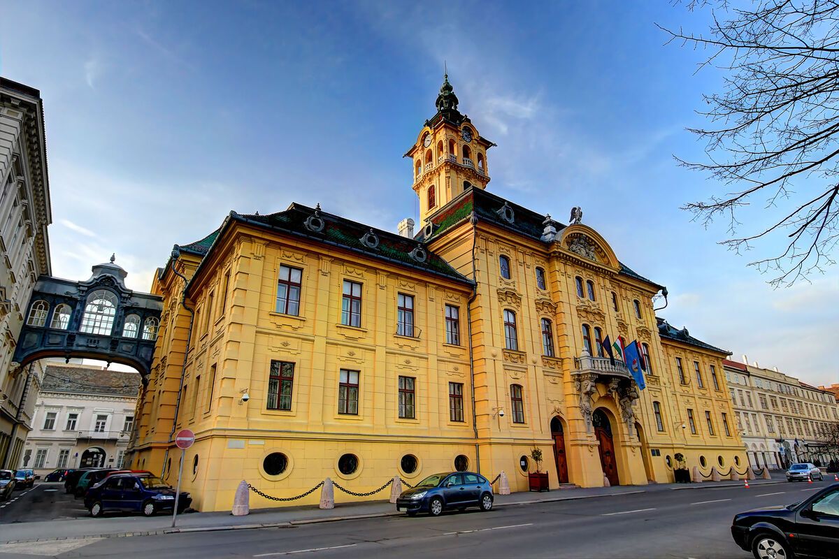 Stadhuis Szeged, Hongarije