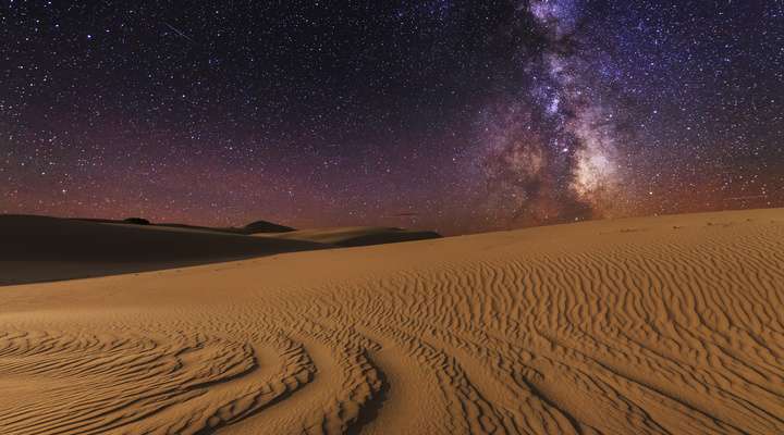 Sterrenhemel in de Sahara, Marokko