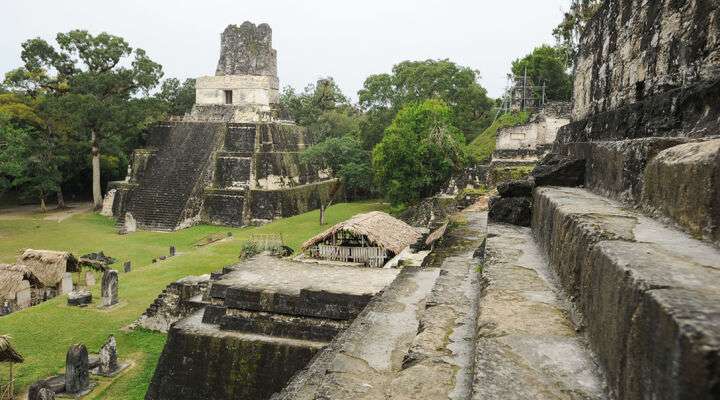 Maya-ruines in Tikal