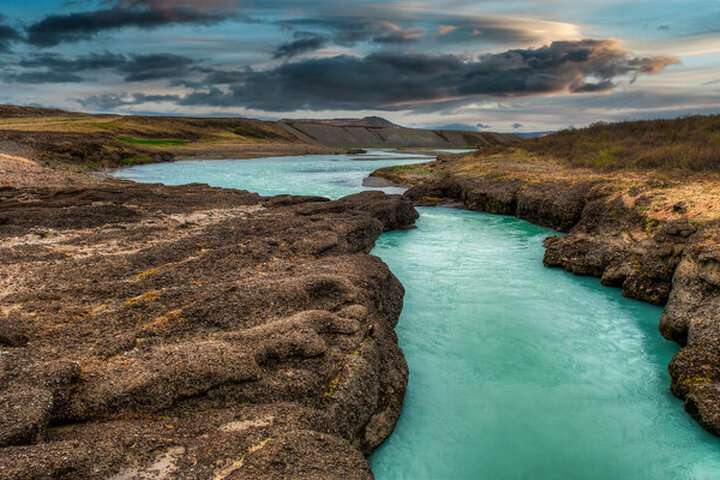 Selfoss ligt aan de Olfusa rivier
