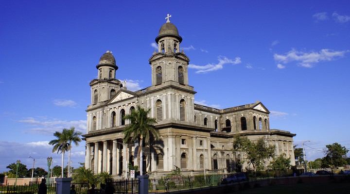 Kathedraal in Managua, hoofdstad Nicaragua