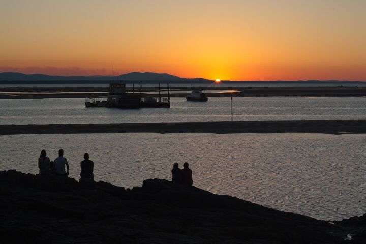 Zonsondergang Town of 1770