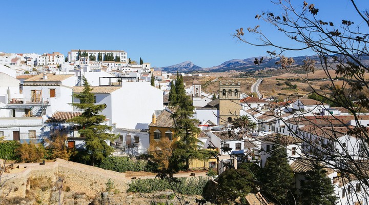 Oude witte huizen in Ronda