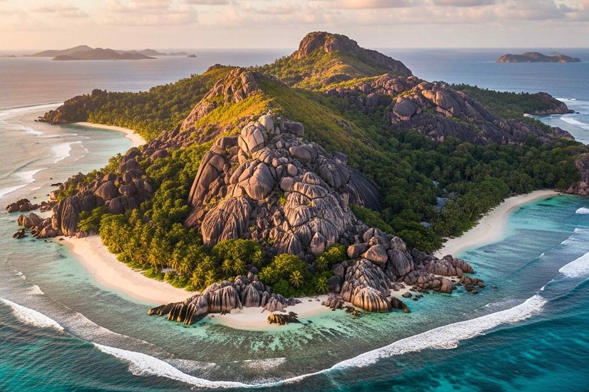 Prachtig uitzicht vanuit de lucht