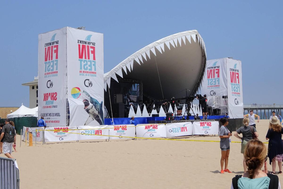 Podium van de Shark Week