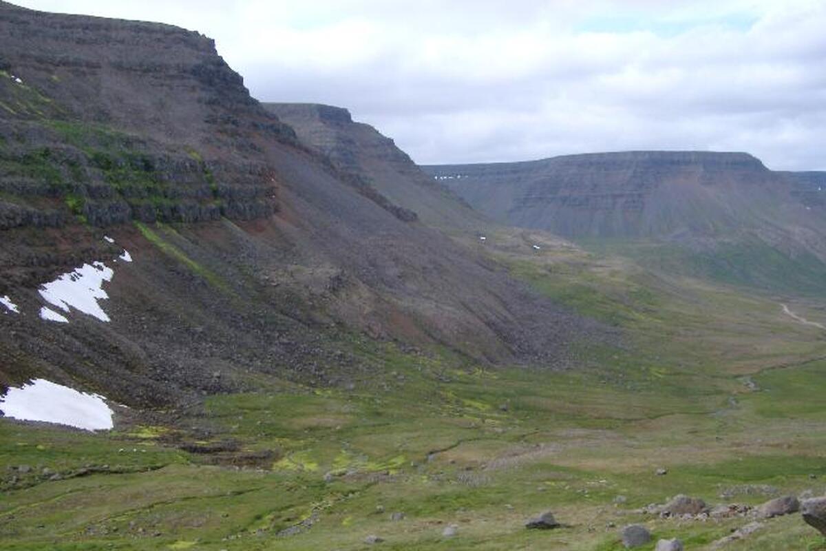 Landschap Isafjordur, IJsland