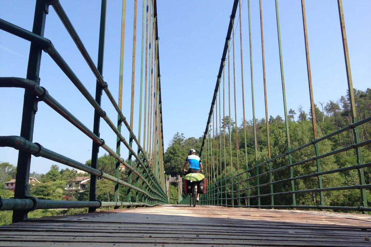 Fietstocht Paul Ram, brug