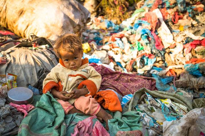 Er is veel kinderarmoede in Nepal