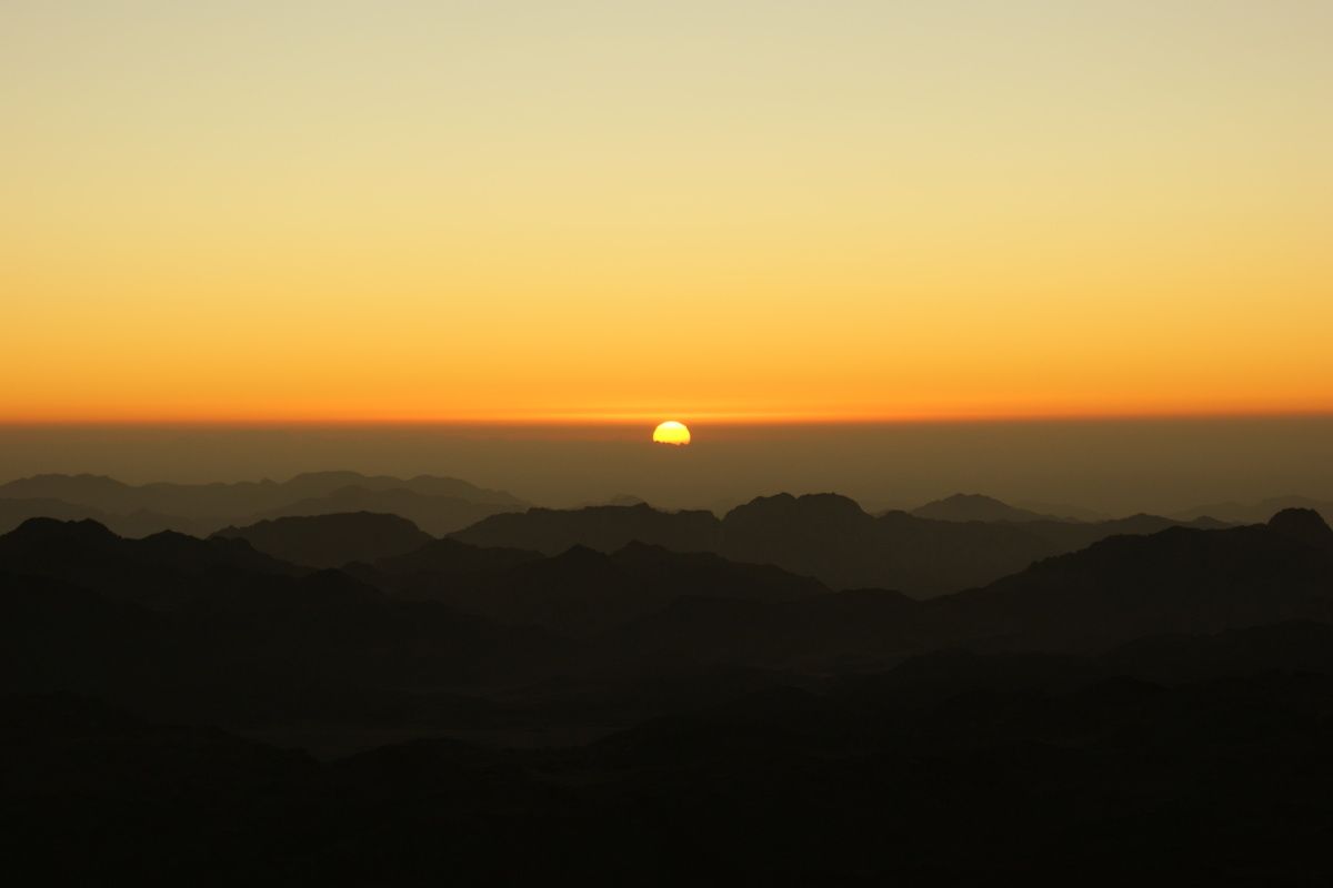 Zonsopgang Mozesberg