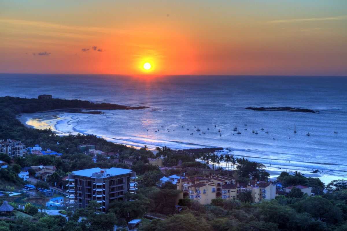 Zonsondergang Tamarindo, Costa Rica