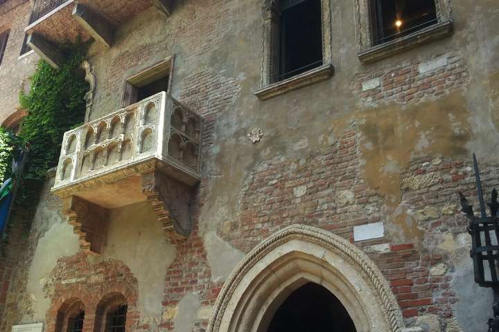 Het balkon van Romeo en Julia