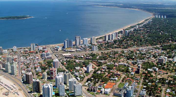 Uitzicht op Punta del Este