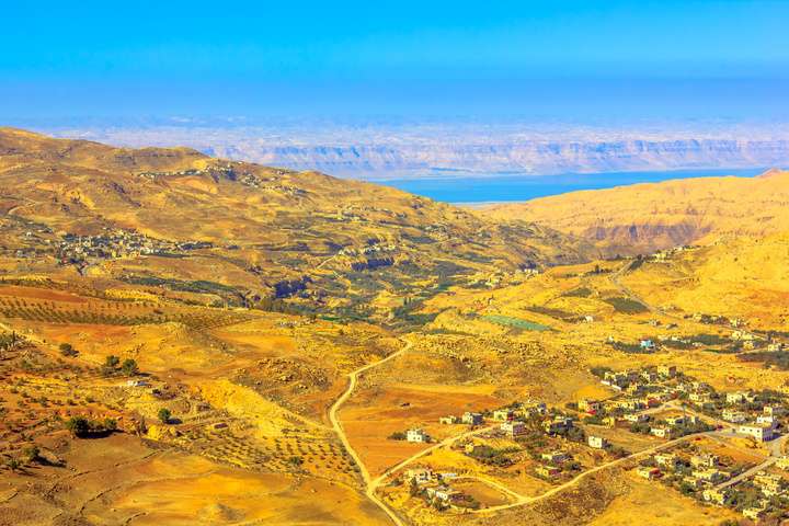 Uitzicht vanaf Mount Nebo