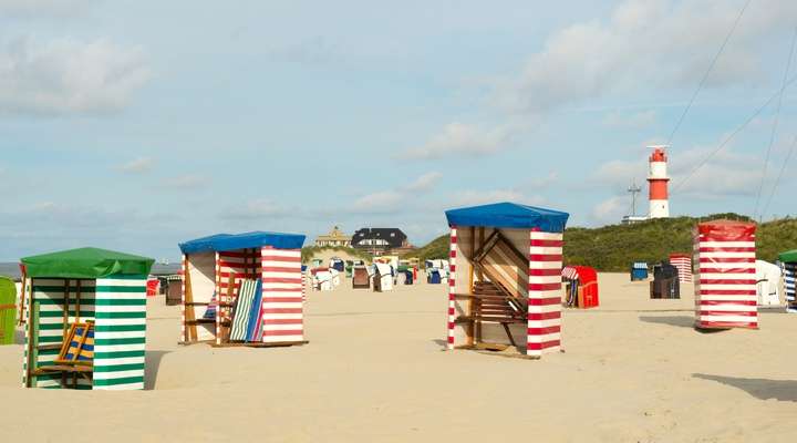 Het Oost-Friese Waddeneiland Borkum