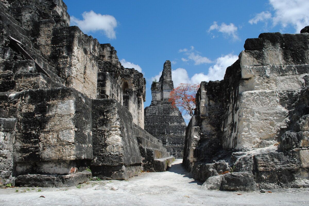 Maya-tempel Guatemala