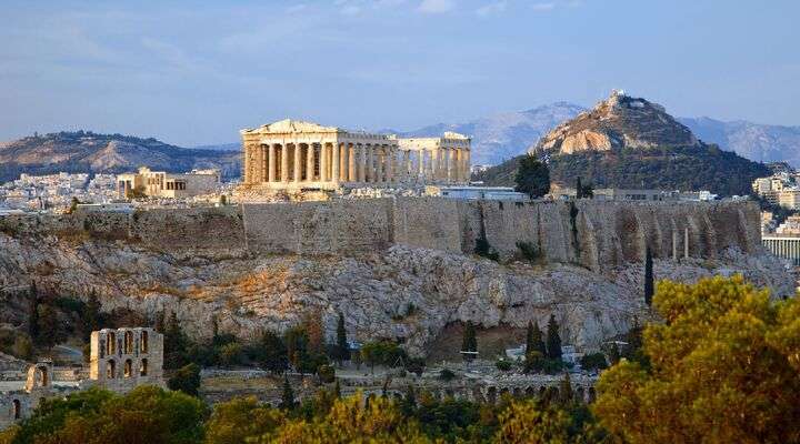 De Akropolis van Athene