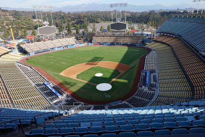 Het iconische LA Dodgers stadion